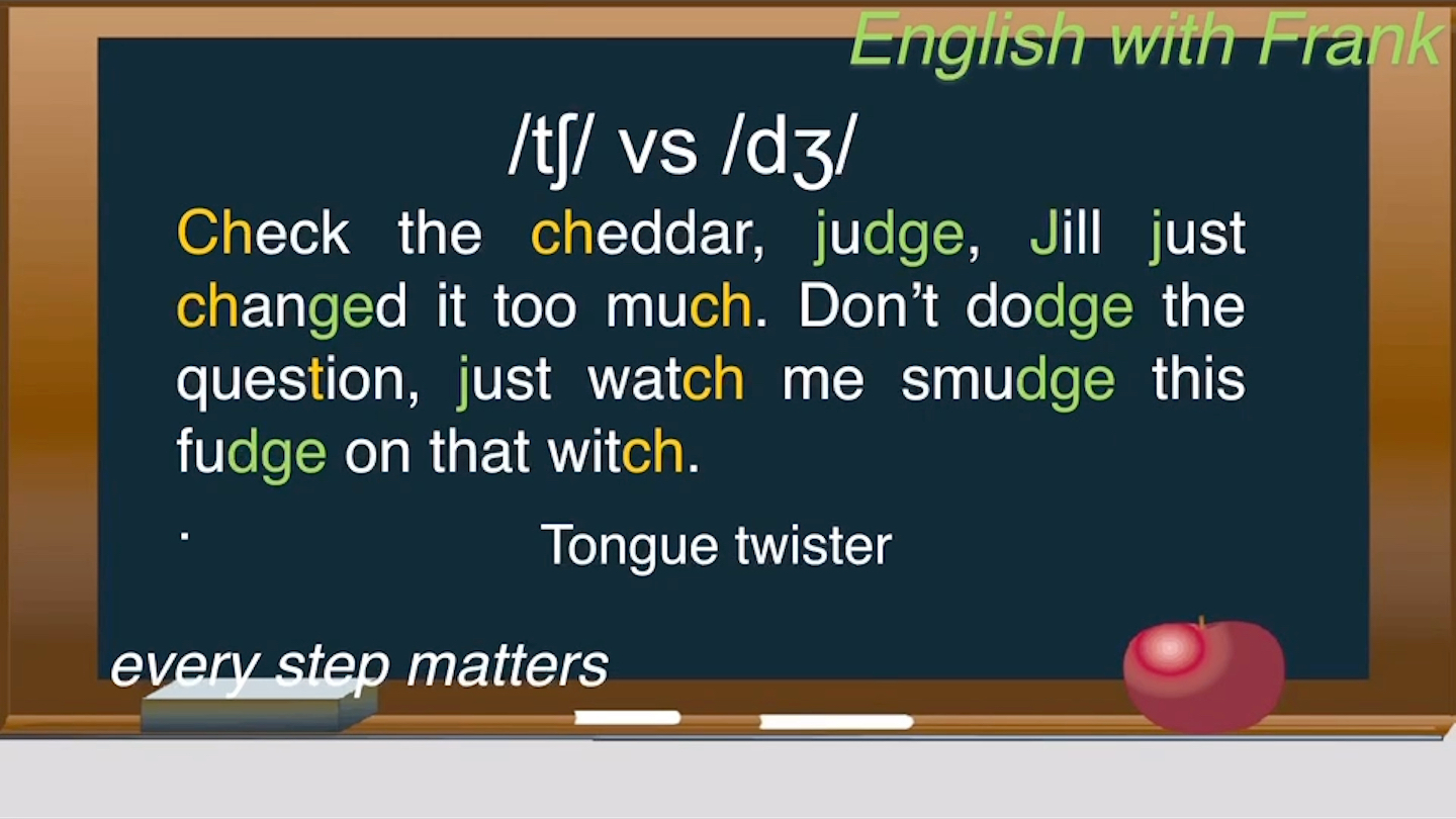 tongue twister.一个绕口令搞定一组发音;church or judge哔哩哔哩bilibili