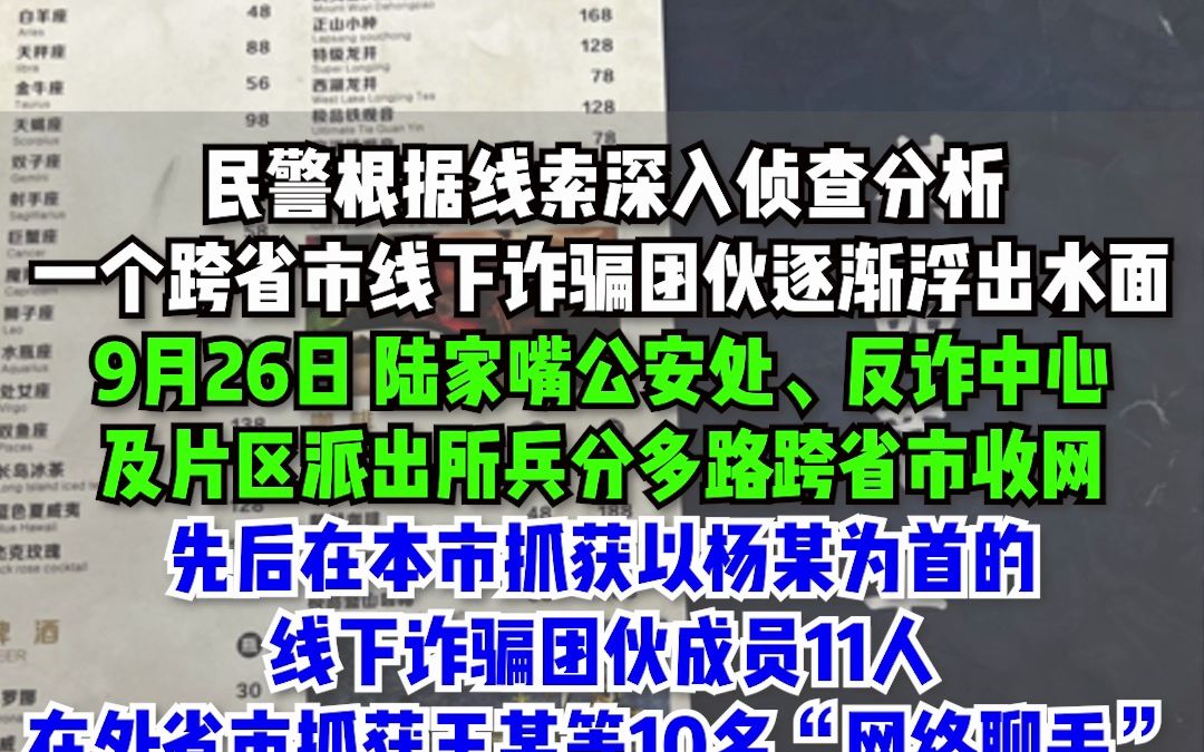 上海多个酒吧现“相亲”骗局,约会点数万元“高价套餐”,警方摧毁跨省诈骗团伙哔哩哔哩bilibili