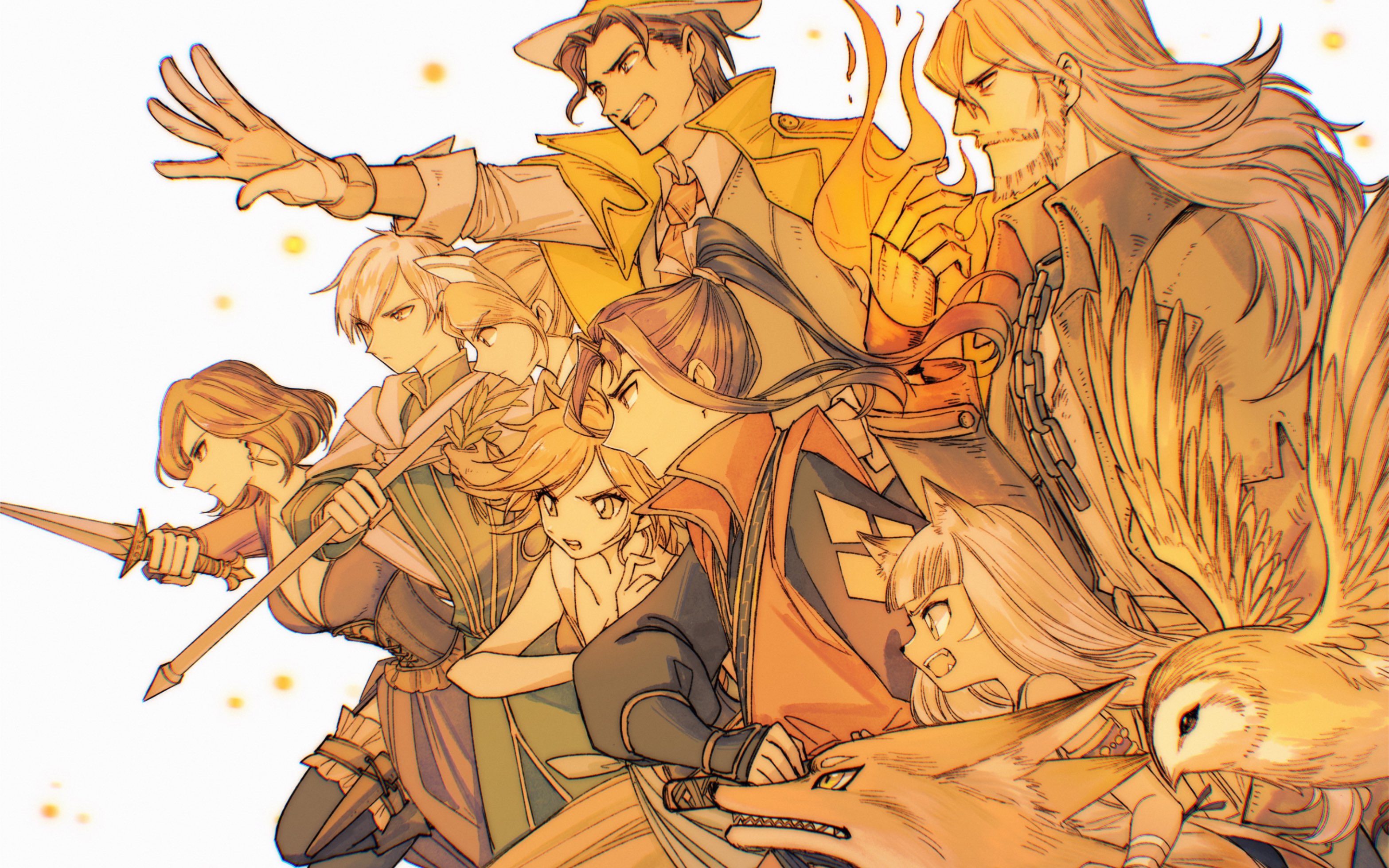 【八方旅人2】决战 | procreate 绘画过程