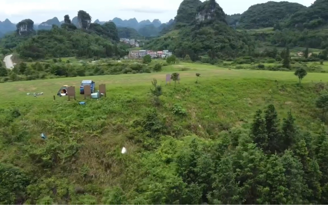 廣西河池市羅城縣兼愛鎮高山草甸露營絕佳位置