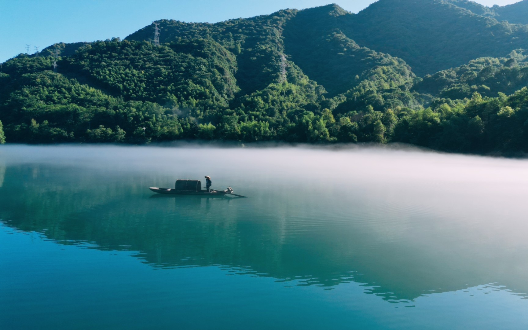 绝美雾景-雾漫小东江 湖南资兴东江湖景区大疆dji mini 3 pro随拍