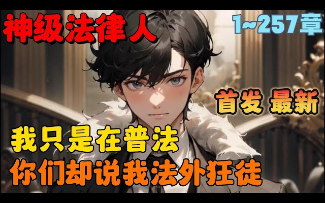 [图]🔥首播《AI漫画解说》💥【神级法律人】1-257章节：为了成为法外狂徒，我竟直播说嫖娼不是一种违法行为？只因我意外获得了一个神级普法系统！