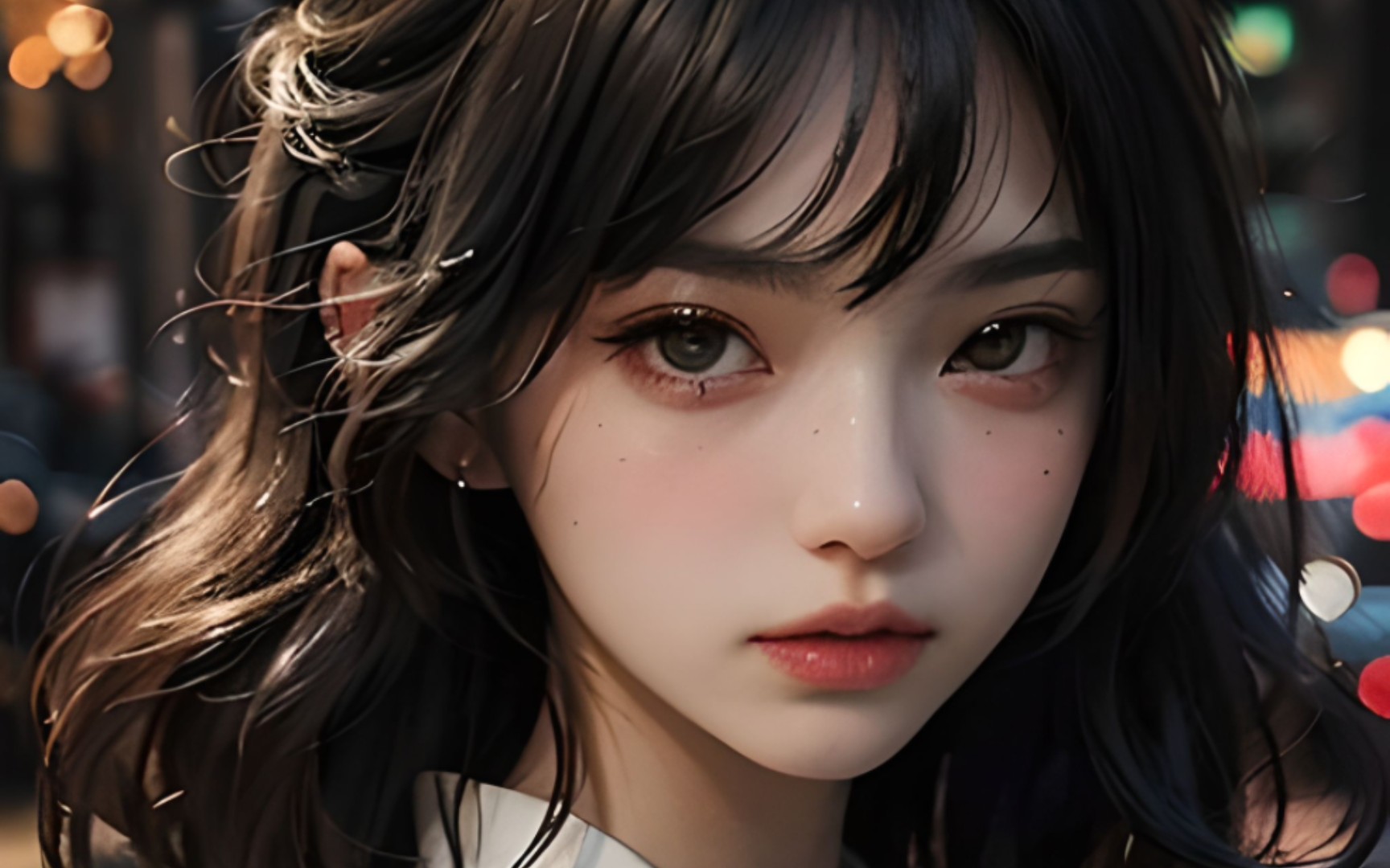 ai与夜景女孩