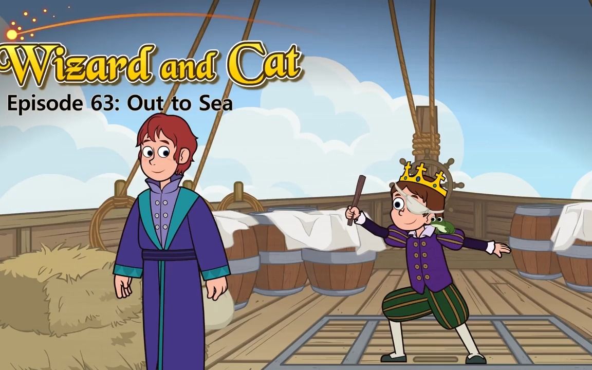 063_wizard and cat 63_out to sea