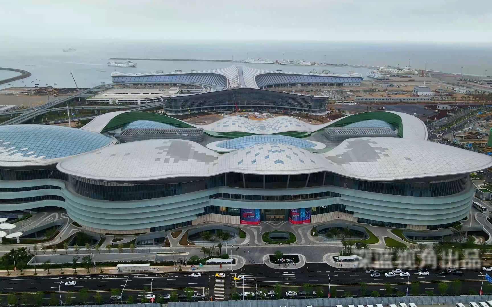 228国道自驾精选航拍之111海南海口cfd国际免税城