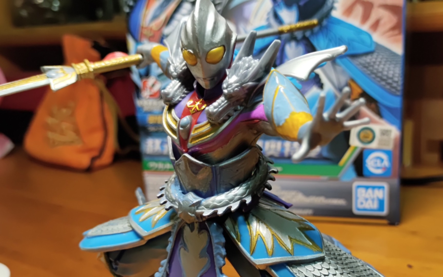 万代赵云战袍迪迦奥特曼完成品