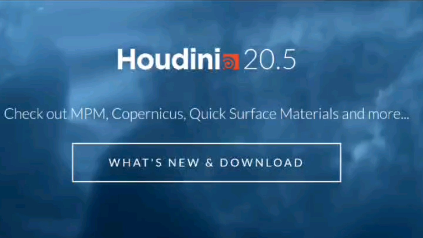 Houdini20.5已上线发布,小伙伴们可以下载试用啦!哔哩哔哩bilibili