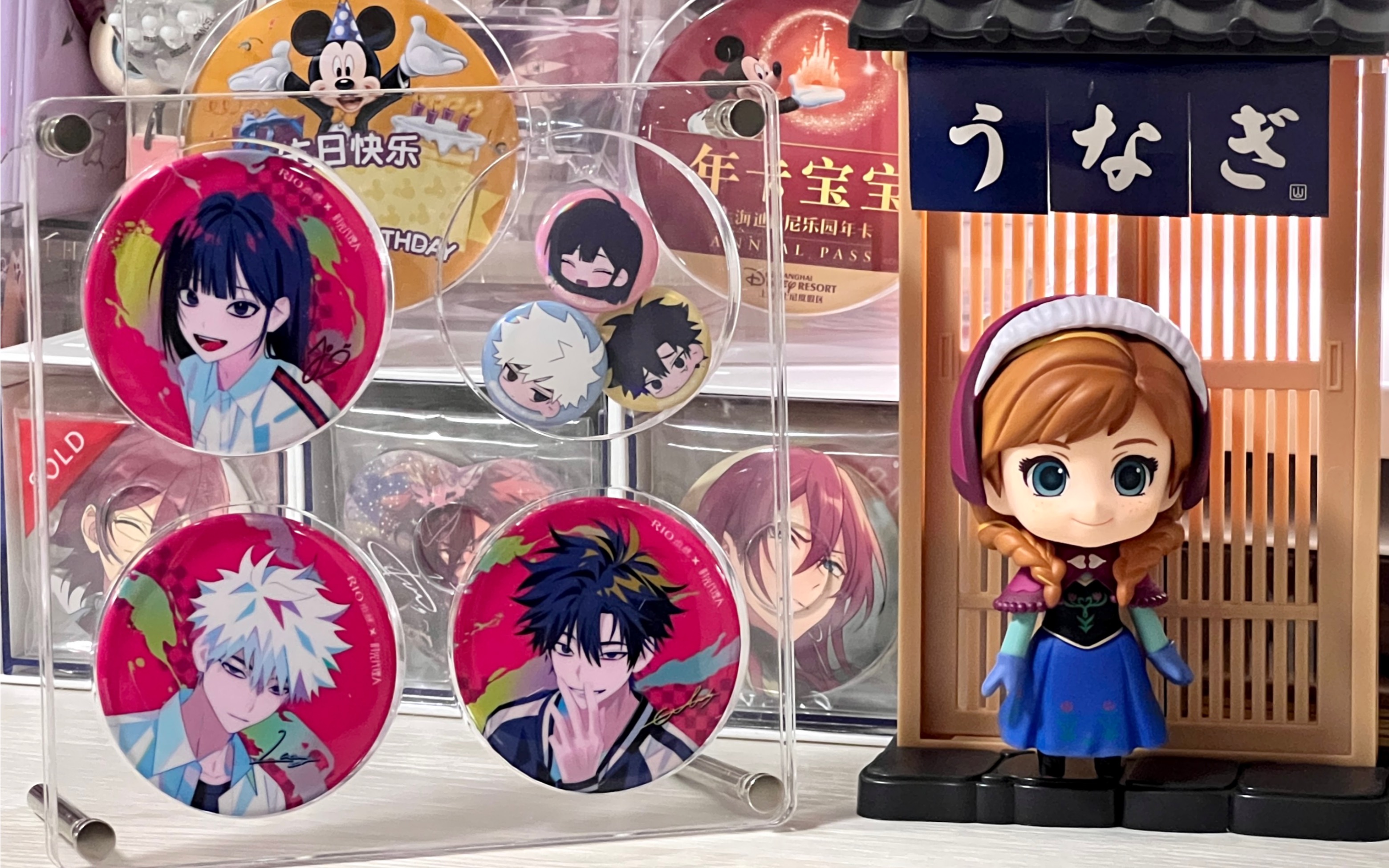 【吃谷好物】高透吧唧展示架|摆拍玄关