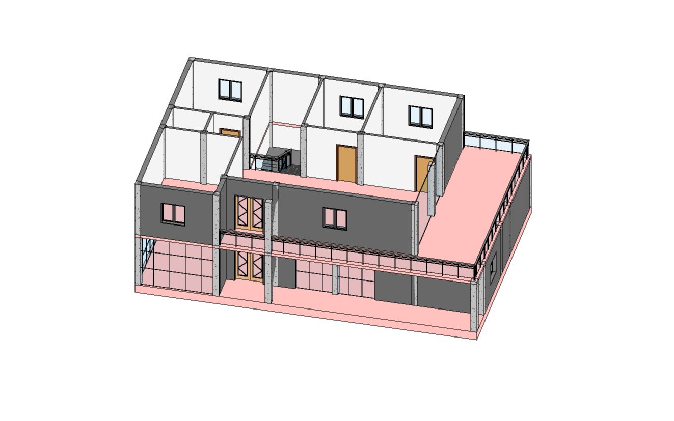 1 x初级bim2021第一期第三题_别墅02