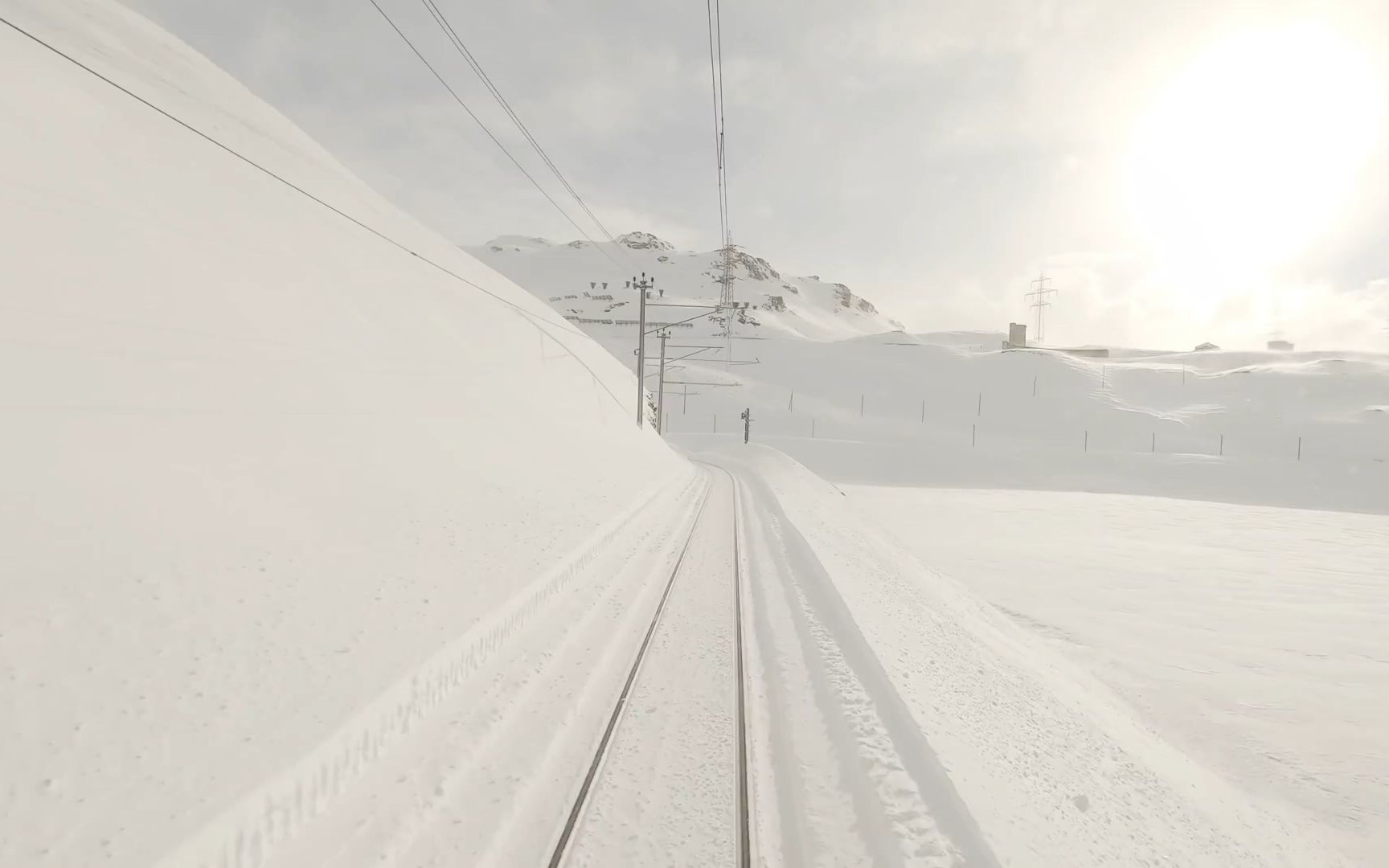 [图]【雪国列车】第一视角领略瑞士列车沿途雪景