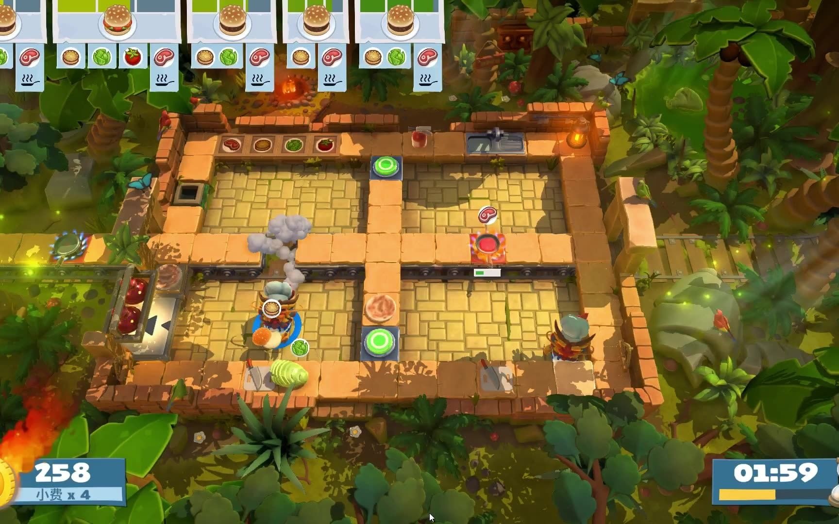 【胡闹厨房全都好吃】dlc【the lost morsel】1-2【四星】_单机游戏