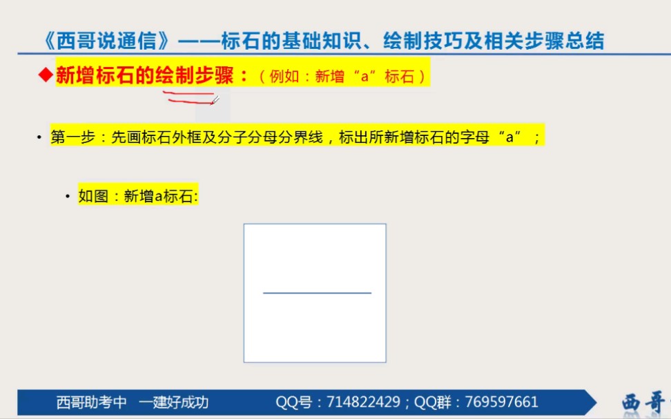 西哥说通信专题课:标石的基础 绘制技巧及绘图步骤的总结哔哩哔哩bilibili