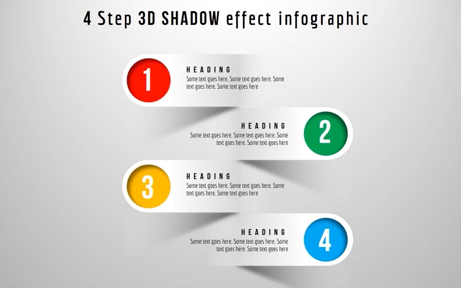 4步制作PPT精美3D阴影动画—PPT动画教程【PowerPoint】哔哩哔哩bilibili