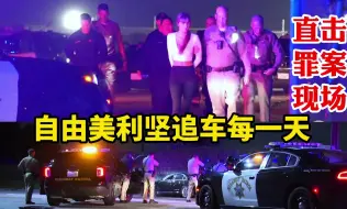 Download Video: 直击美国警察处置罪案现场：自由美利坚追车每一天出门就能拍大片