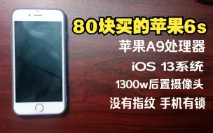 Download Video: 【闲鱼捡漏】80块钱买的8年的苹果6s是什么体验