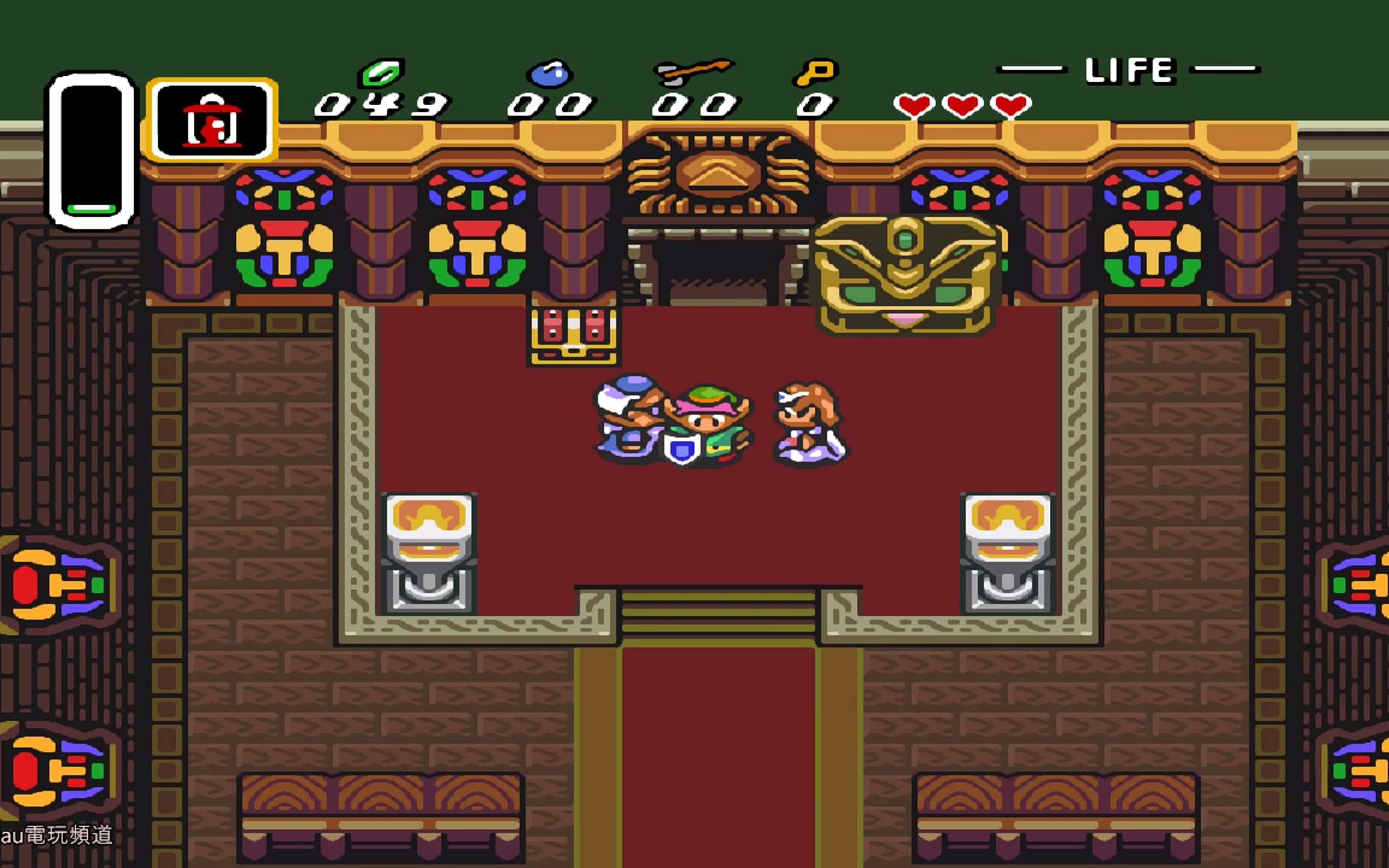 [图]塞尔达传说众神的三角力量 The Legend of Zelda: A Link to the Past (SFC) 中文汉化版#02: 经过密道前往敎堂