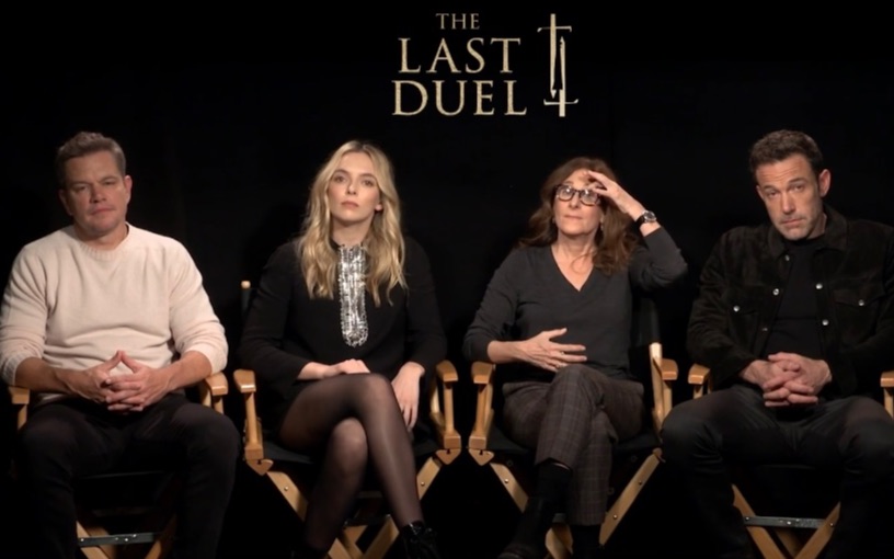 [图]【中字】Jodie Comer&本马达The Last Duel最后的决斗烂番茄访谈