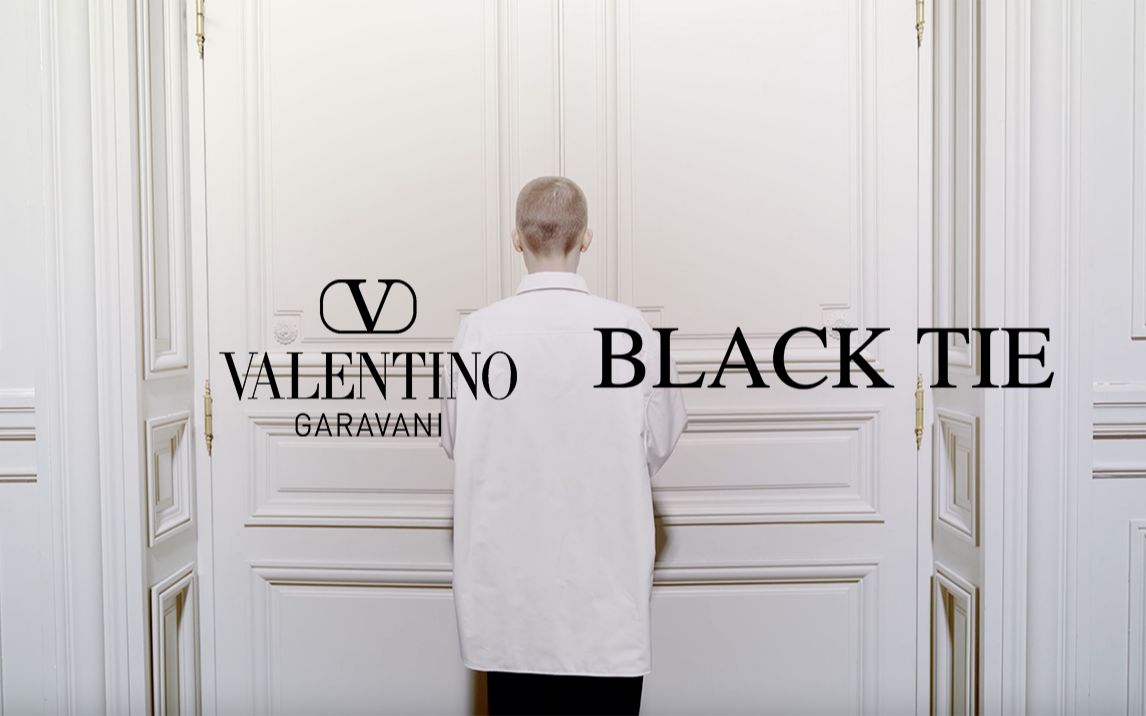 黑领带,不再是一种既定的着装规则丨Valentino 2023秋冬系列哔哩哔哩bilibili