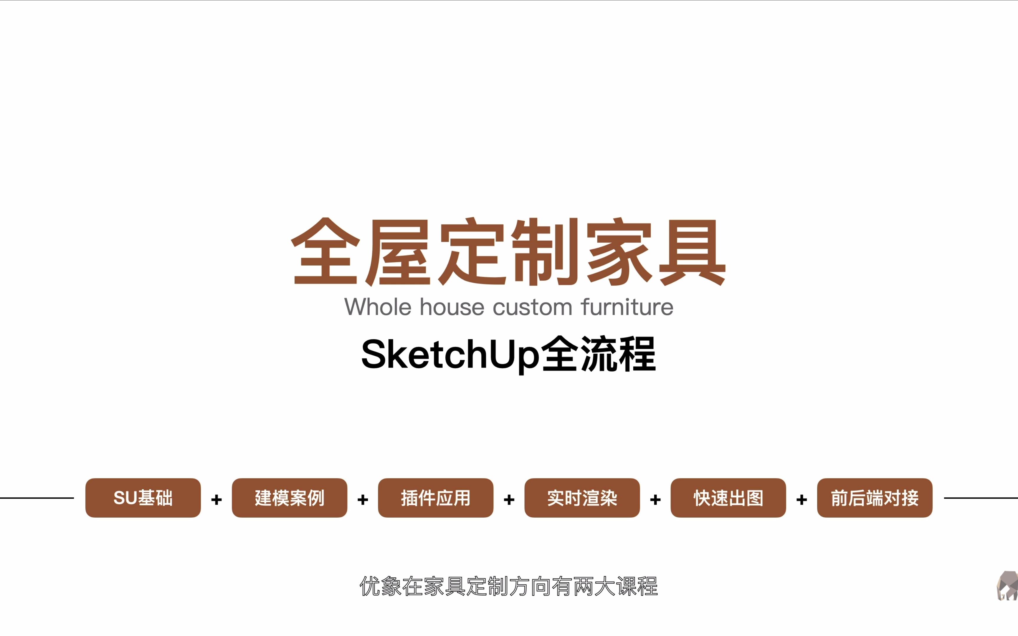 全屋定制家具SketchUp全流程(第1期)哔哩哔哩bilibili