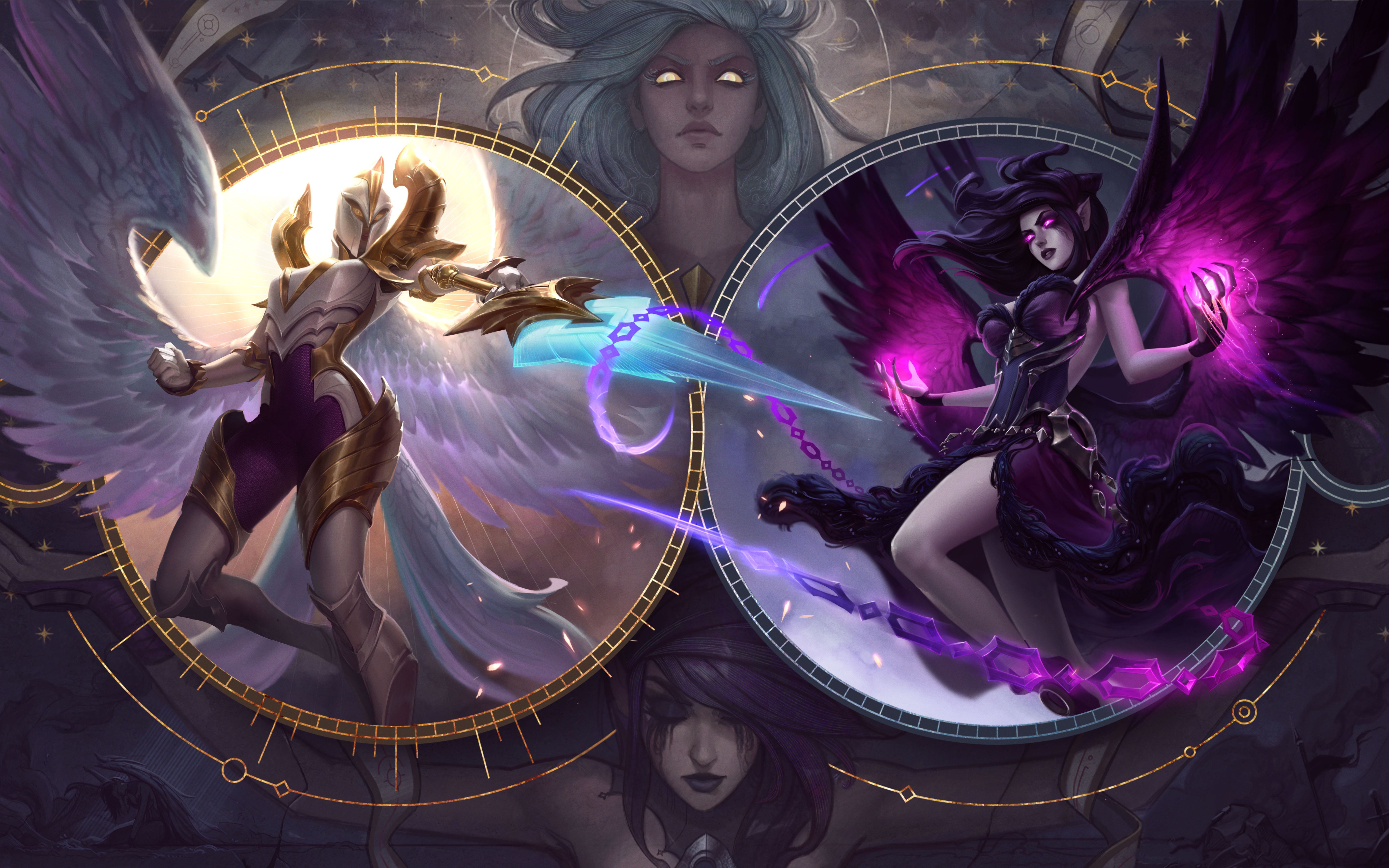 英雄联盟堕落天使莫甘娜语音只有你爱的人才伤的了你的心