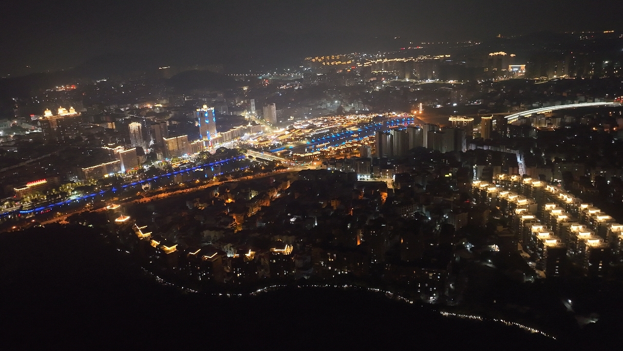 福清夜景图片真实图片图片