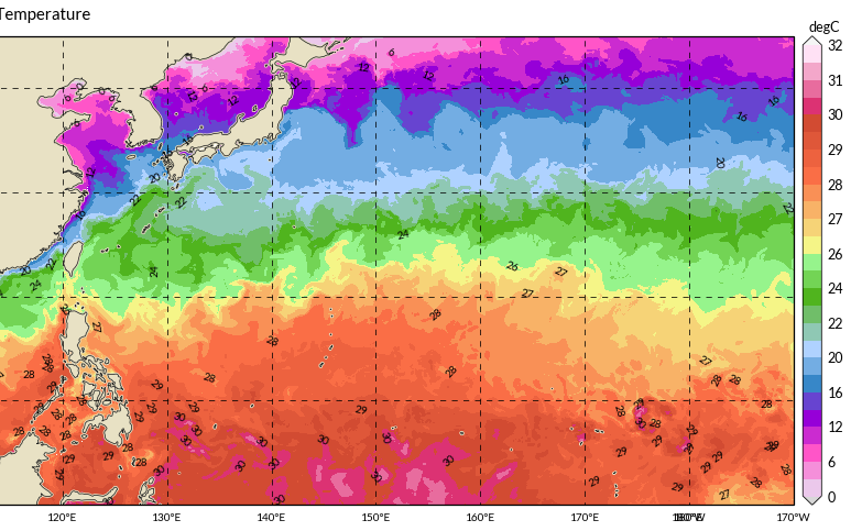 [图]2022西太平洋海洋表面温度变化情况