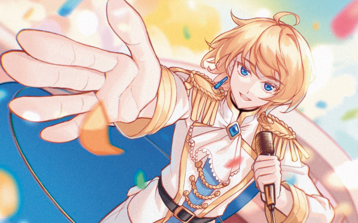 绘画记录画点金发靓仔王子