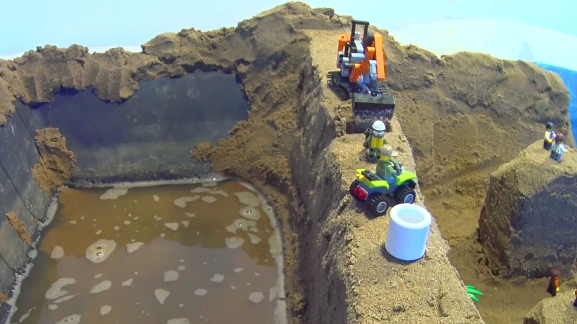 乐高水坝决堤 - 洪水来袭 - kmcandbt