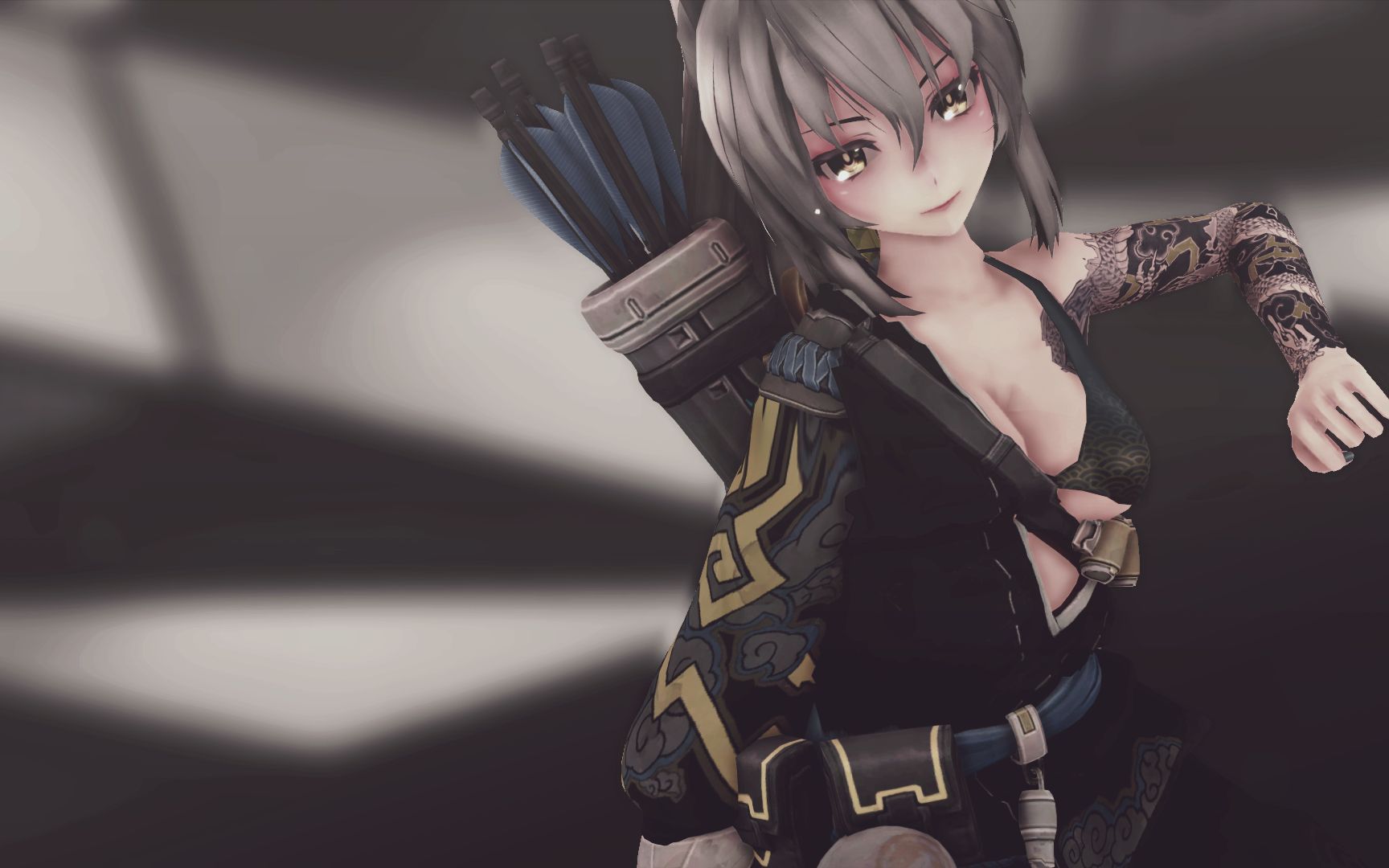 【守望先锋mmd】半藏娘与麦克雷娘帅气的hybrid!_哔哩哔哩_bilibili