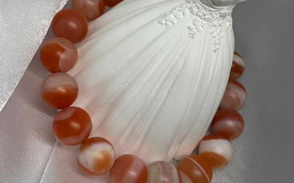 天然保山南红手链红白宝石水晶宝山原石情侣手串兔年礼物11mm#玛瑙