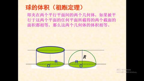 球体的表面积和体积有什么关系 哔哩哔哩