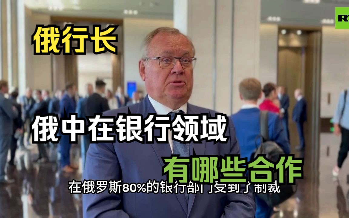 俄外贸银行行长谈:俄罗斯和中国在银行领域的合作有哪些?哔哩哔哩bilibili