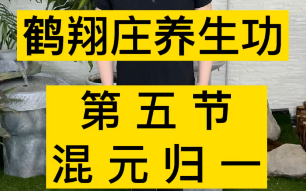 鹤翔庄养生功第五节混元归一哔哩哔哩bilibili