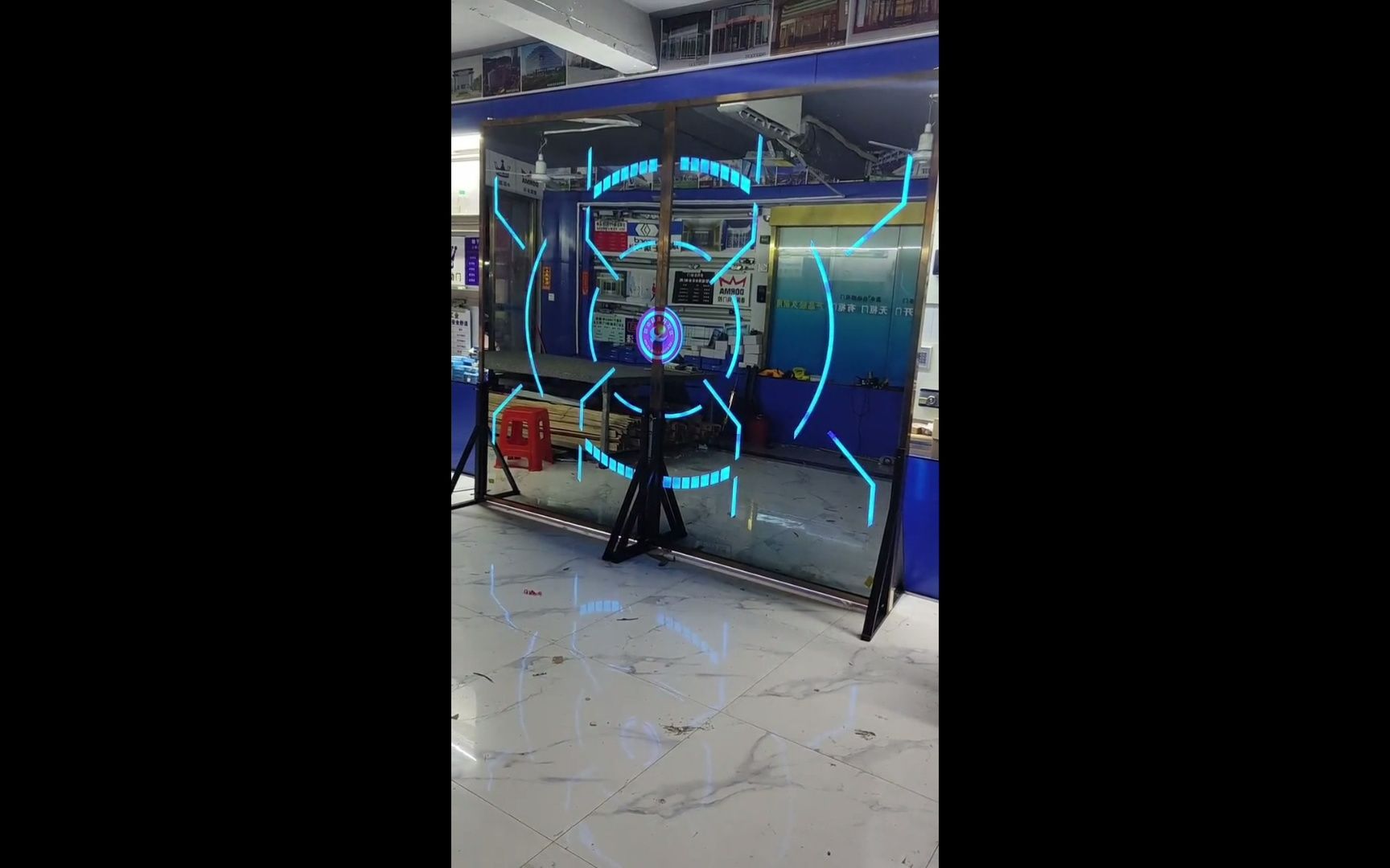 嘉鑫科技感玻璃门