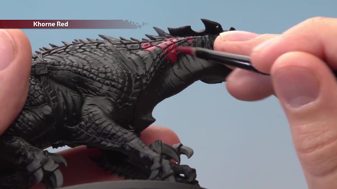 战锤涂装蜥蜴人carnansaur鳞片