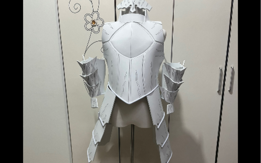 黑saber铠甲制作过程