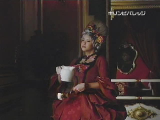 松浦亜弥 特大タペストリー 世界味。午後の紅茶 松浦亜弥—Kirin 午後の