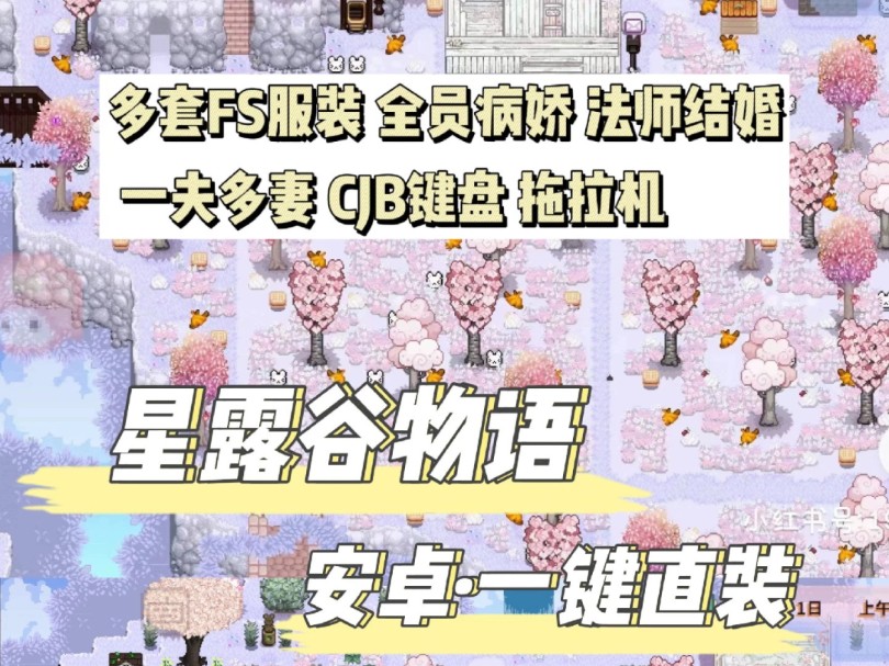 【无偿分享】安卓1.6星露谷物语病娇MOD整合资源包!日系美化包!手机PC双端支持!星露谷物语