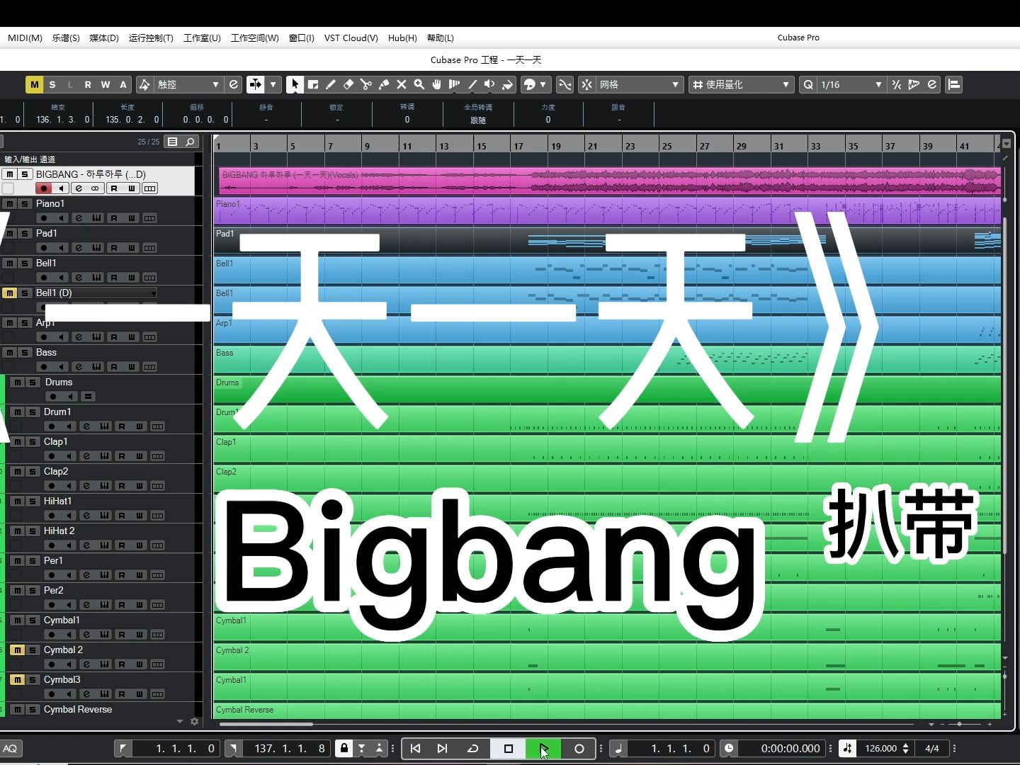 bigbang 《一天一天》扒帶 十六年前的神曲現在還有人