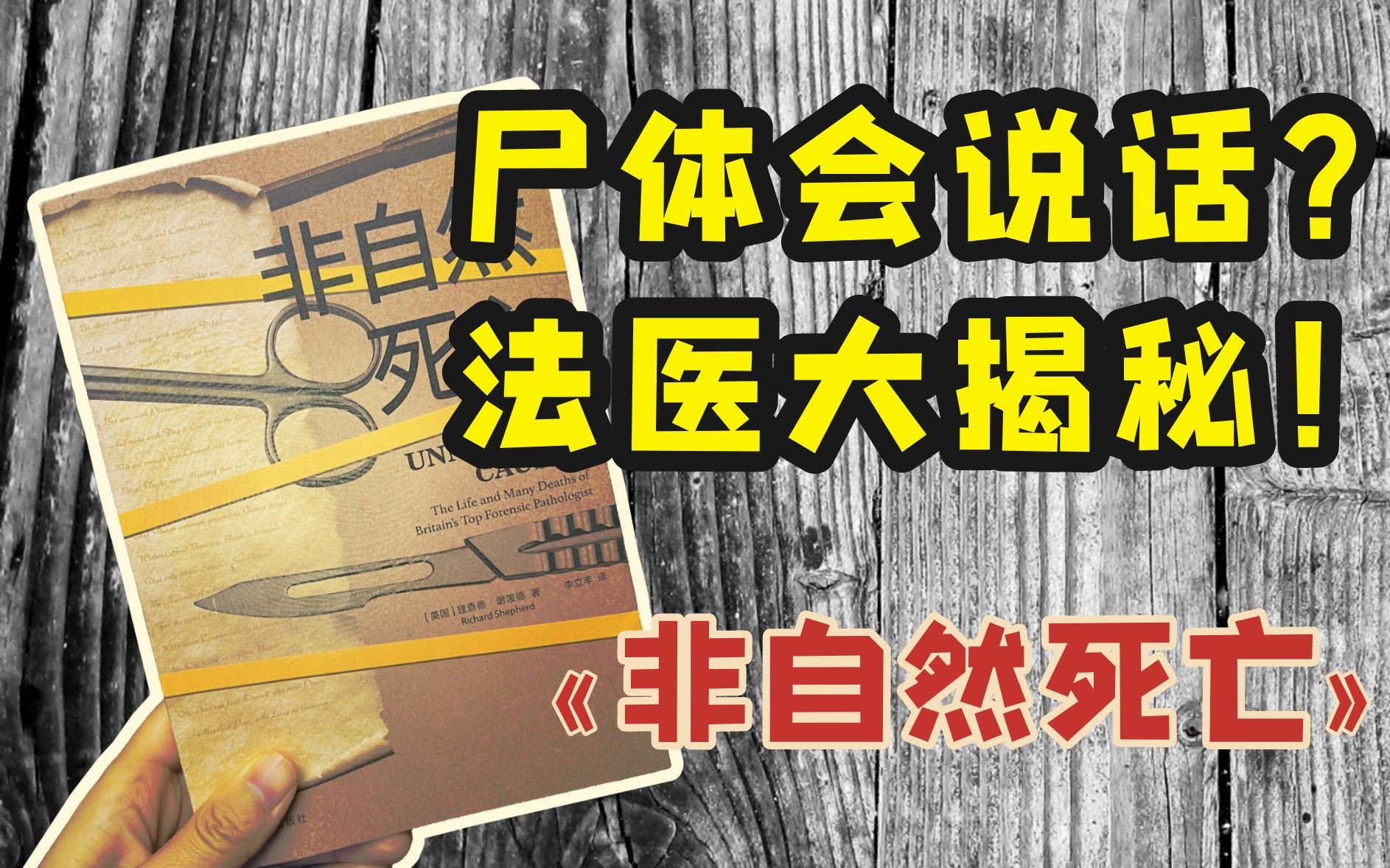 尸体会说话?!从业40年传奇法医揭露真实秘闻!《非自然死亡》解读哔哩哔哩bilibili