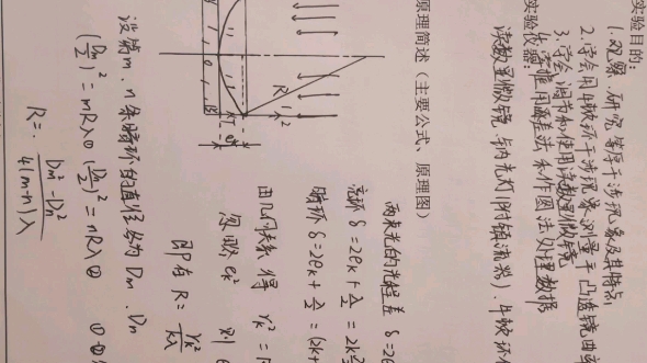 用读数显微镜观测牛顿环哔哩哔哩bilibili