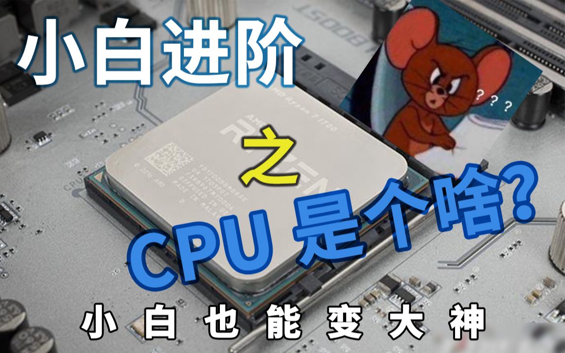 【科普】小白进阶之CPU到底是个啥?哔哩哔哩bilibili