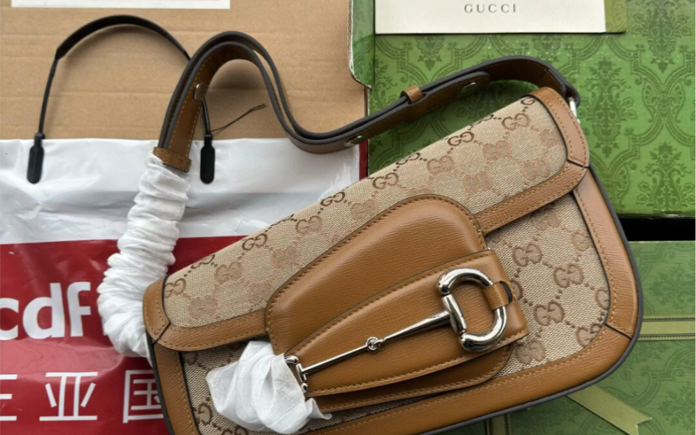 gucci古驰高仿horsebit 1955系列小号肩背包款号764155 facx6 值此