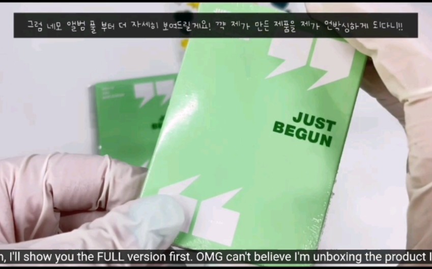 [图]【JUST B】'JUST BEGUN' nemo专辑从unboxing到装饰 Nemoz