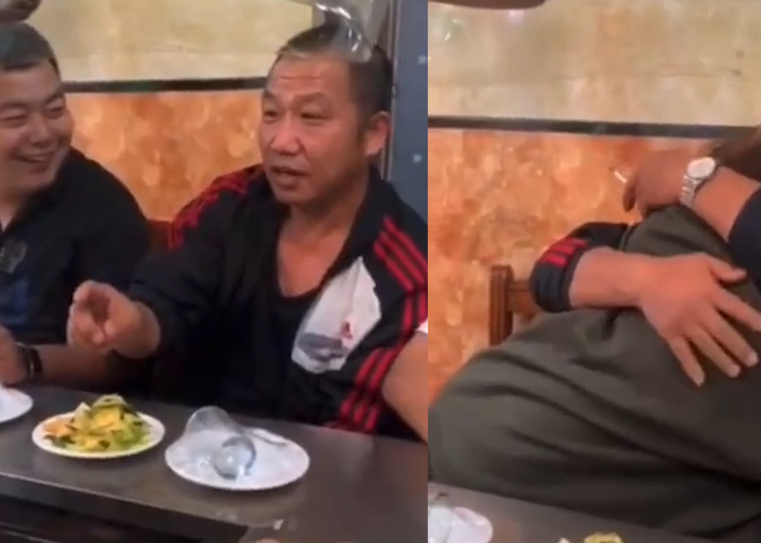 大叔吃饭称同桌女孩像自己姑娘,下秒笑容消失表情凝固,眼泪直流