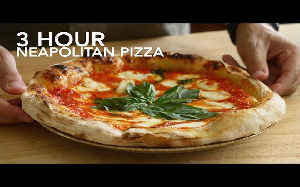 快速、无需揉捏的那不勒斯披萨披萨制作教程 Neapolitan Pizza Dough Recipe Quick No Knead哔哩哔哩bilibili