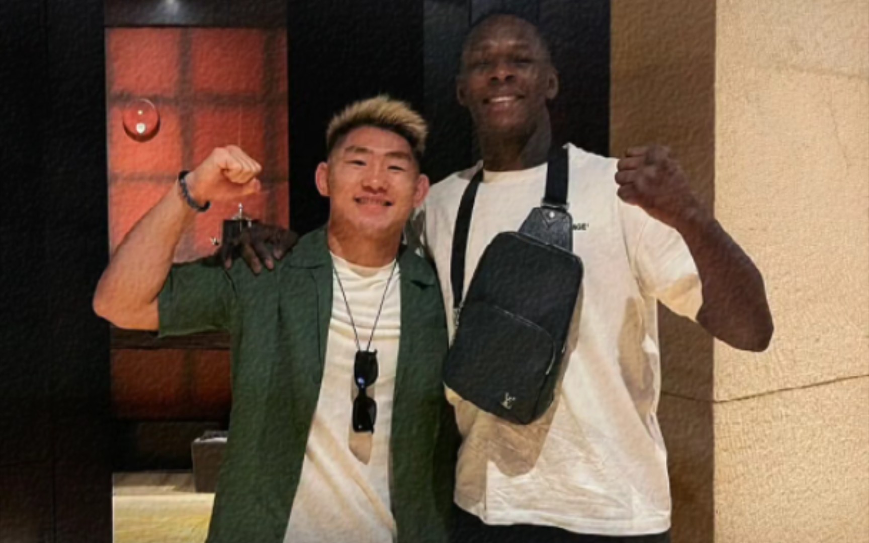 ufc"功夫小子"宋亚东和"黑龙"阿迪萨亚