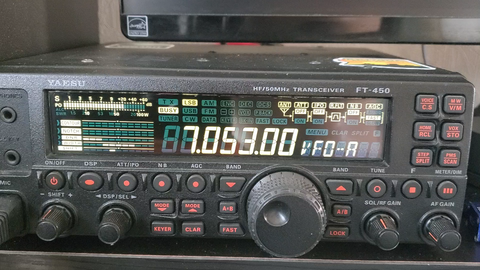 开箱】一台八重洲全模式带天调百瓦绝版短波电台：FT-450D-哔哩哔哩