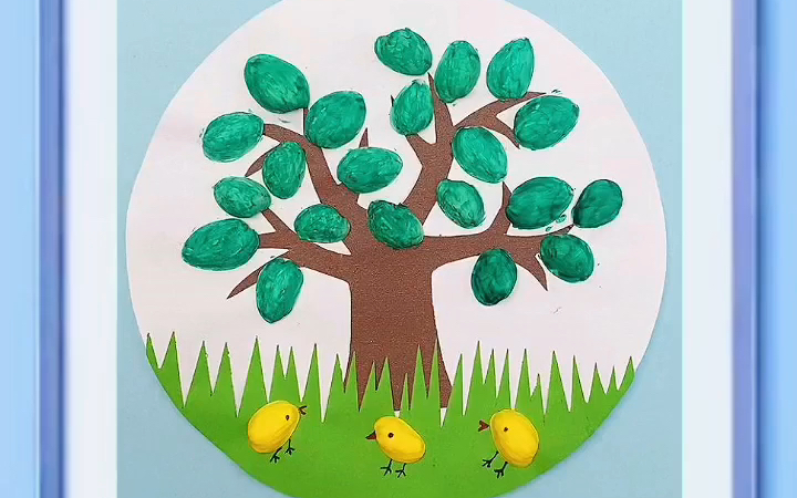 吃完开心果,壳不要丢,一起来做植树节手工吧