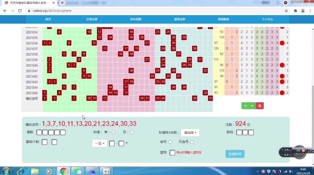 谷峰双色球数字分析!哔哩哔哩bilibili